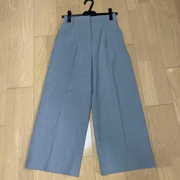 그레이 와이드 팬츠