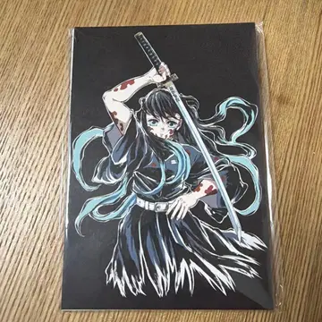 귀멸의 칼날 전 집중전 기둥 연습편 막간화 엽서 세트 B