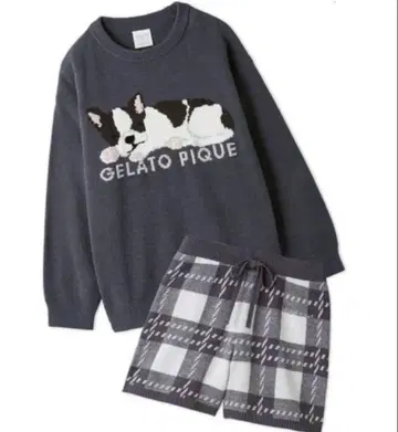 GELATO PIQUE 프렌치 불독 룸웨어 세트 구제 의류