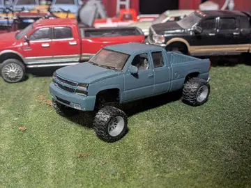 그린라이트 오토월드 실버라도 스쿼드 커스텀