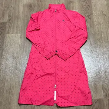 [ 새상품급 ] adidas climaproof 우비 L 핑크 도트