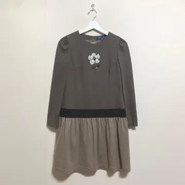 [ M'S GRACY ] 엠즈 그레이시 (38) 원피스 브라운 꽃