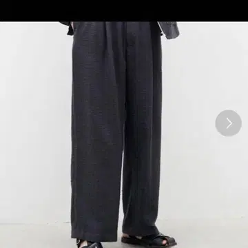 LIDNM 라이트 트위드 이지 트라우저스 L 사이즈