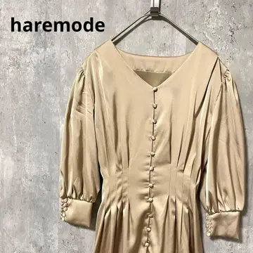 새상품급 haremode 매트 새틴 롱 원피스 세레모니 포멀