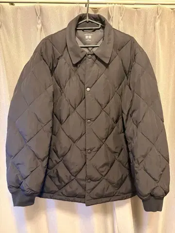 UNIQLO 퍼프 테크 퀼팅 자켓 블랙 XL