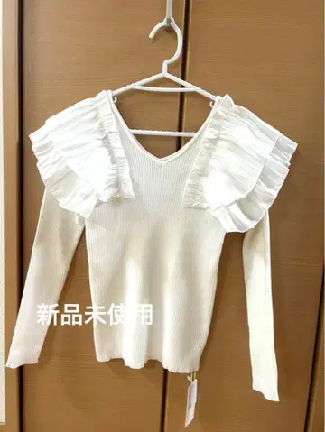 rienda 프릴 스웨터 미사용 새상품