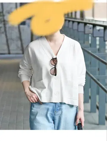 IENA 드라이 코튼 V넥 가디건