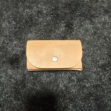 FABRIK 베이지 가죽 키케이스