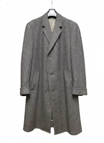 HECTOR POWE TAILOR 헤링본 무늬 체스터 코트 구제 의류