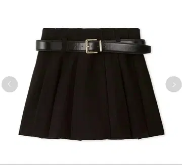 SNIDEL 벨트 스커트 쇼팬츠 BLK