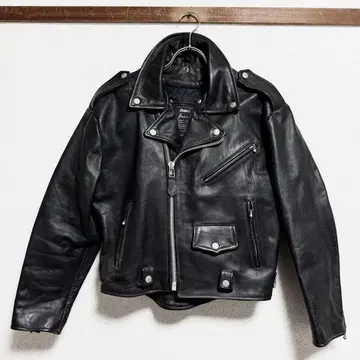James Dean 더블 라이더 자켓 소가죽 남성용 S