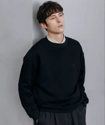 LURAKU 원포인트 맨투맨 블랙 L