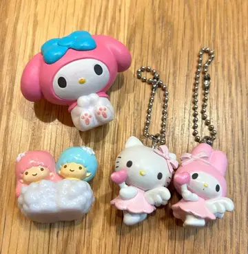 산리오 미니 피규어 키키라라 마이멜로디 꿈꾸는 엔젤 스윙 키티