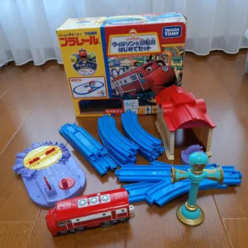 TOMY 프라레일 채기 윌슨과 회전대 첫 세트