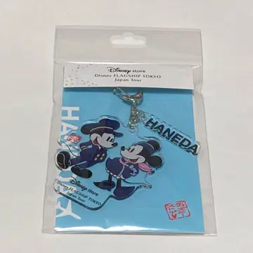 디즈니 플래그십 도쿄 하네다 공항 미키 미니 아크릴 키체인