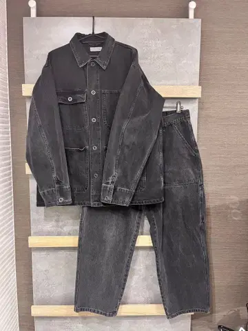 NIKO AND - 다크 그레이 데님 셋업