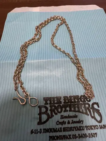 THE BRIDGE BROTHERS 실버 체인 목걸이