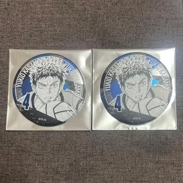 쿠로코의 농구 데컬렉션 캔뱃지 카사마츠 유키오 2개 세트