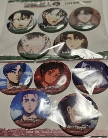 미개봉품 진격의 거인 캔 배치 세트 엘렌 리바이