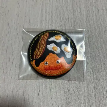 지브리 하울 자수 캔뱃지 카르시파