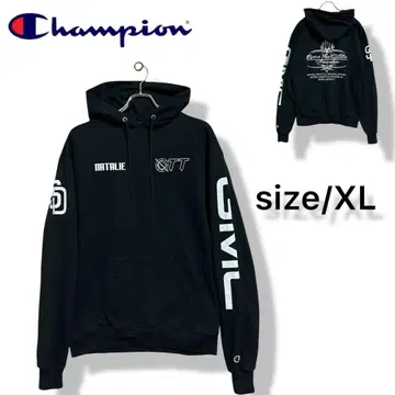 챔피온 championECO 후드티 맨투맨 블랙 XL