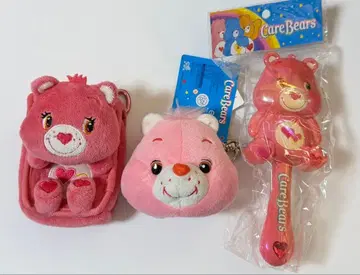 [ 익명 배송 ] 케어베어 파우치 키링 빗 세트