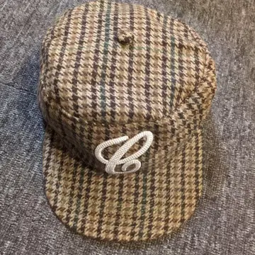 6색 크레용 캡 필통 하운드투스 체크 패턴