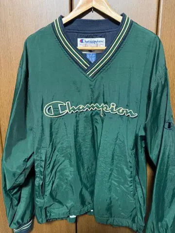 [ 초레어 ] Champion 나일론 자켓 그린 M