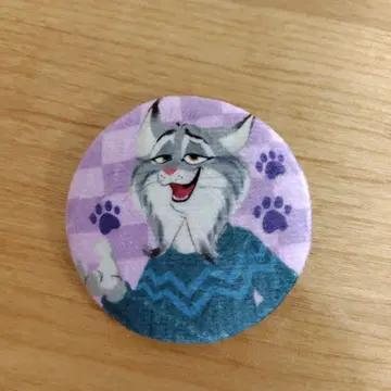 주토피아 2 블라인드 복슬복슬 캔뱃지 파우버트