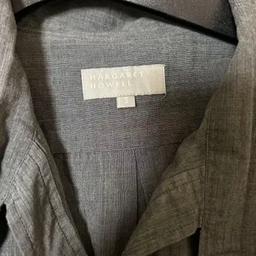 MARGARET HOWELL 그레이 셔츠 원피스 II