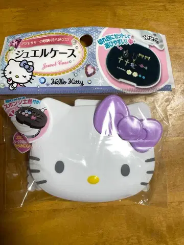 레어! 퍼플 리본 헬로키티 주얼 케이스 2015년 레트로