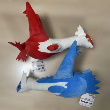 라티오스와 라티아스 봉제 인형 세트
