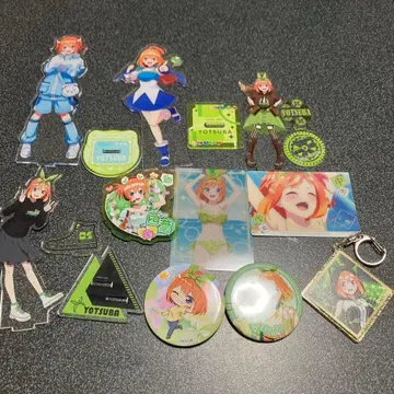 5등분의 신부 네잎 아크릴 스탠드 굿즈 모음