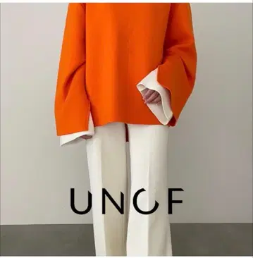 [ 새상품급 ] UNOF 레이어드 니트탑