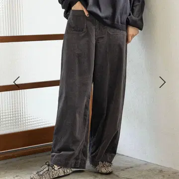 니코앤드 2025 코듀로이 포켓 와이드 팬츠