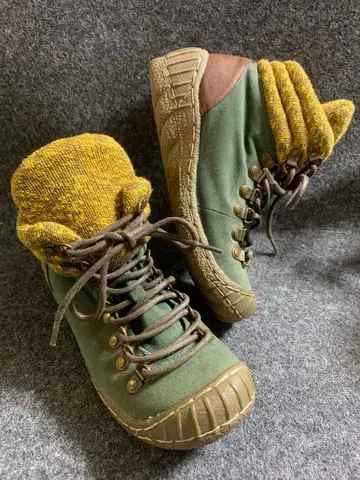 Rin clover 하이컷 부츠 그린 S 사이즈 22.5cm