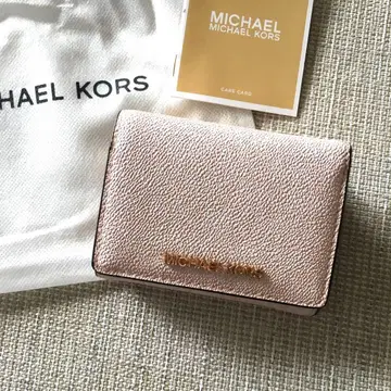 새상품 마이클코어스 MICHEAL KORS 지갑 시그니처 핑크