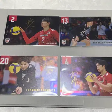 배구 남자 일본 대표 엽서 1