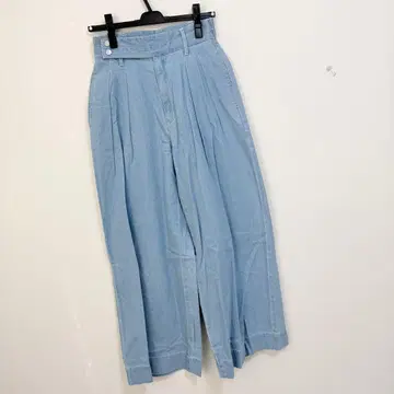 VIS 턱 디자인 릴랙스 데님 팬츠