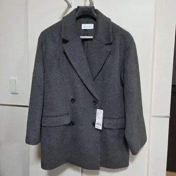 [ 택 포함 미사용 새상품 ] 글로벌 워크 샤기 W 자켓 코트