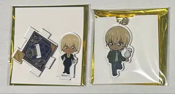 명탐정 코난 아크릴 스탠드 아크릴 키링 아무로 토오루 2점 세트