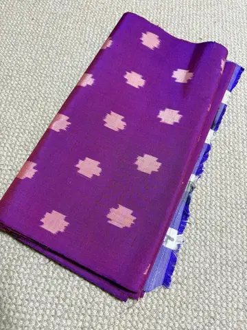 앤티크 명선 직조 옷감 도트 무늬 빈티지 원단