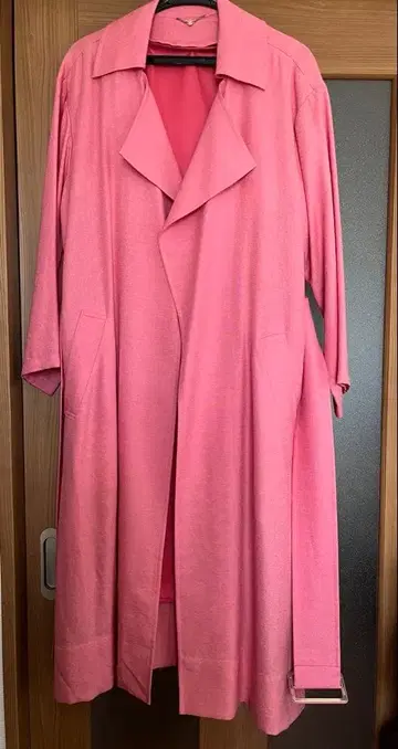 FRAY I.D 롱 코트 허리 벨트 포함