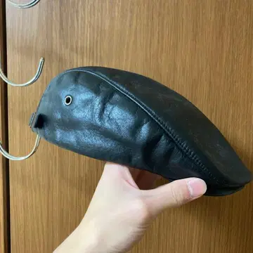 RIDICULOUS 90s 헌팅캡 천연 가죽