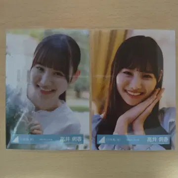 히나타자카46 타카이 리카 브로마이드 공중 자동차 MV 의상 요리 2종