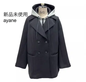 미사용 새상품 ayane 다크 그레이 코트