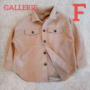 GALLERIE 코트 루즈핏 카멜 체형 커버 아우터 자켓