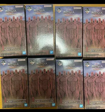 제일복권 진격의 거인 지진 피규어 8체 세트