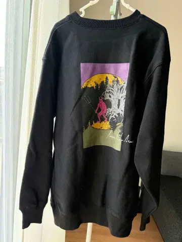 heaven in her arms 맨투맨 트레이닝복 프린트