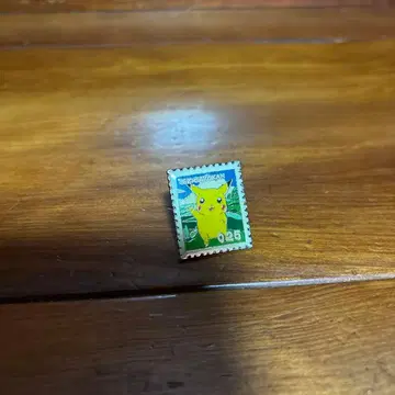 피카츄 우표 디자인 배지